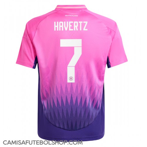 Camisa de time de futebol Alemanha Kai Havertz #7 Replicas 2º Equipamento Europeu 2024 Manga Curta